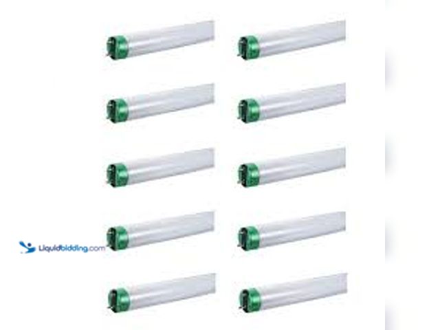 Lot 49-3538956 - Philips 32-Watt 4 ft. Linear T8 Type A Fluorescent Tube Light Bulb Natural Daylight (5000K) (10-Pack...