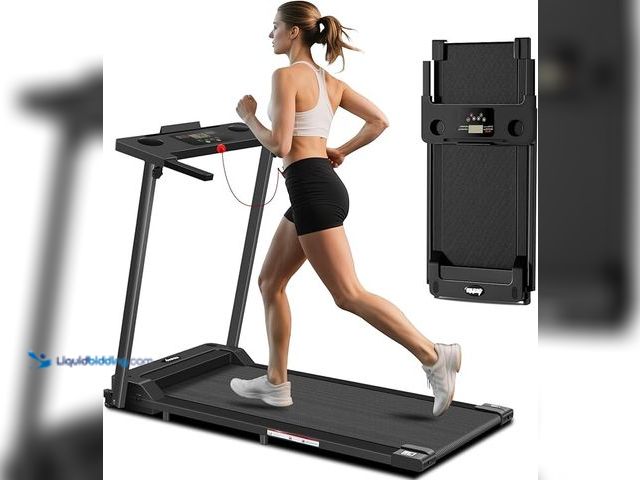 Lot 49-3466023 - Portable Foldable Treadmills for Home, Small Folding Treadmill for Home Office with 300 LBS Capacity...