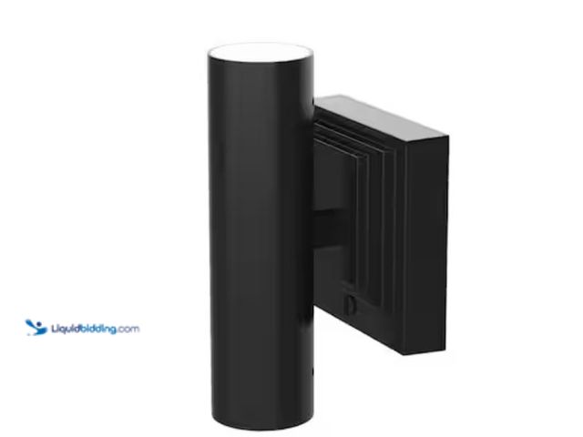 Lot 49-1631264 - Lot of (3) Westek 5 in. Matte Black LED Dual Light Vanity Sconce Light with Remote, Model # BL-SCDL-...