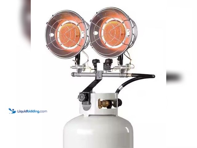 Lot 49-5486531 - Mr. Heater
Double Tank Top 30,000 BTU Radiant Propane Outdoor Space Heater (750 sq. ft. Heating Are...