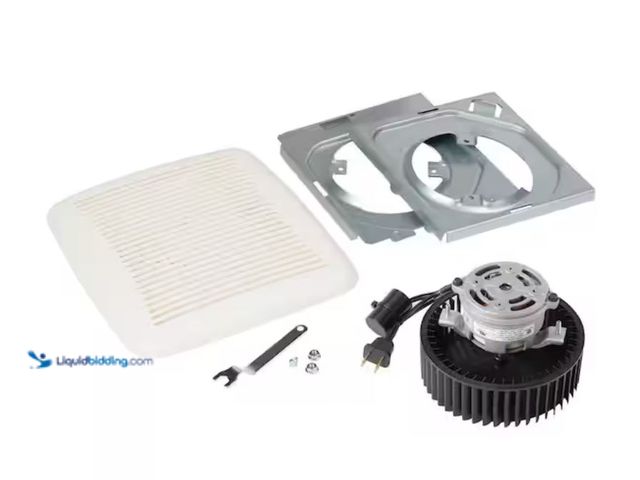 Lot 49-3611846 - Broan-NuTone QuicKit 60 CFM 3.0 Sones Bathroom Replacement Motor and Grille/Cover, Model # BKR60, Un...