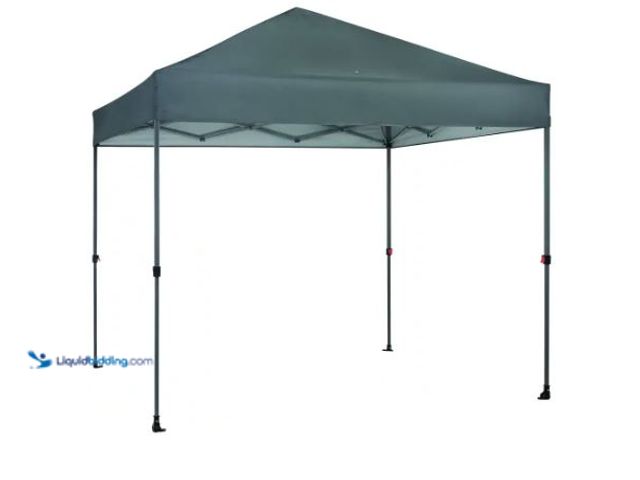 Lot 49-2020706 - Everbilt 8 ft. x 8 ft. Grey Straight Leg Instant Canopy Pop Up Tent Sto-N-Go, Model # R64A-G5. MSRP:...