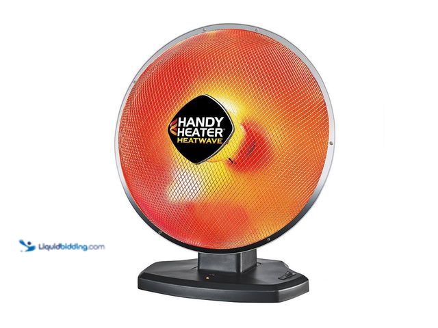 Lot 49-3524077 - 1500-Watt 18.5 in. Electric Ceramic Parabolic Space Heater with Tip-Over Safety (stinky) Used