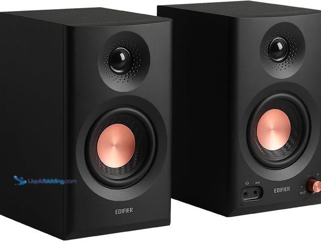 Lot 49-3565601 - Edifier MR3 Powered Studio Monitor Speakers, Hi-Res Audio Certified Bluetooth V5.4 Active Bookshelf ...