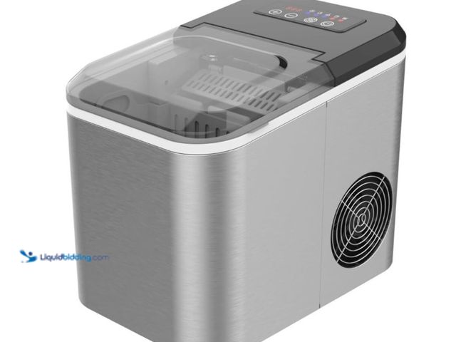 Lot 49-1575670 - Quick Ice Out Portable Portable Home Table Small Ice Maker Bullet Ice, Model # B0F2D87LKJ, Used, Pow...