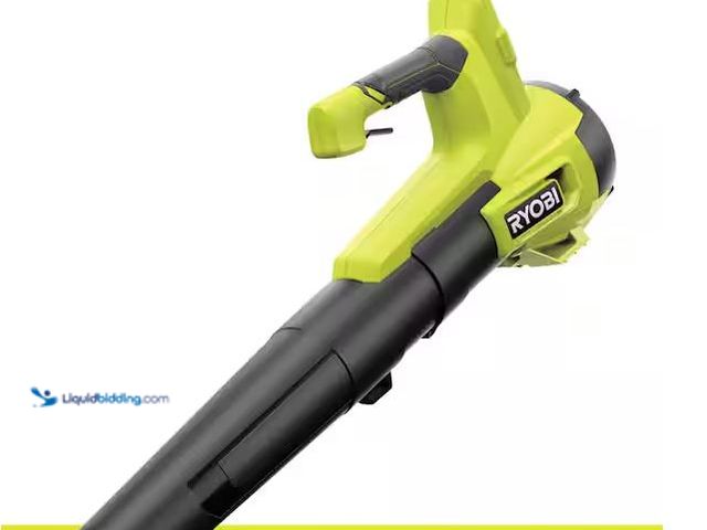 Lot 49-5555333 - RYOBI
ONE+ 18V 100 MPH 350 CFM Cordless Battery Variable-Speed Jet Fan Leaf Blower (Tool Only), Unu...