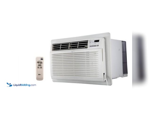 Lot 49-1515962 - LG 11,800 BTU 115V Through-the-Wall Air Conditioner LT1216CER Cools 550 Sq. Ft. with remote in White...