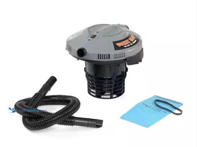 Lot 49-3432495 - Bucket Head 5 Gal. 1.75 Peak HP Wet Dry Vac Powerhead Shop Vacuum with Filter, Hose (Compatible with...