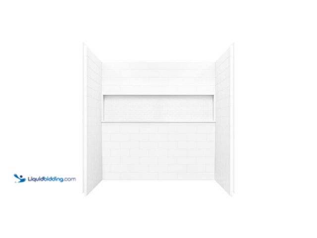 Lot 49-5543263 - Bootz Industries
NexTile 60 in. W x 30 in. D x 60 in. H Four-Piece Direct-to-Stud Composite Alcove ...