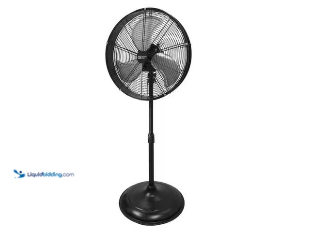 Lot 49-2006322 - Commercial Electric 20 in. Oscillating Pedestal Fan with Adjustable Height in Black, Model # SFSD1-5...