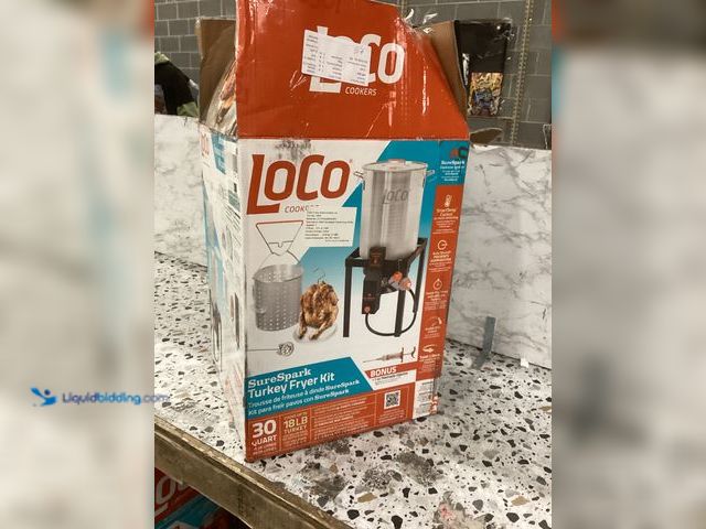 Lot 49-5486286 - Loco Sure Spark Turkey Fryer 30 qt Item is unused