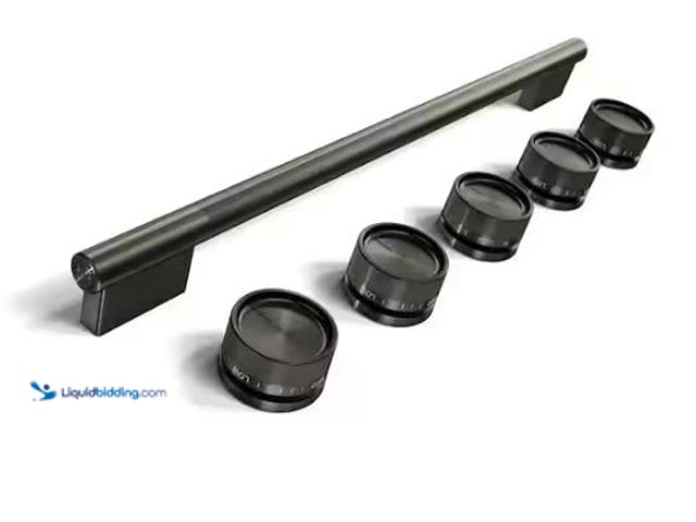 Lot 49-1573981 - KitchenAid Black Ore Slide-In Convection Range Handle and Knob Hardware Accessory Kit 1-pack, Model ...