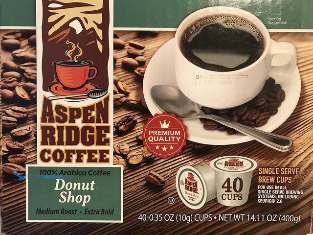 Lot 49-5410904 - Aspen Ridge Coffee K Cups - Donut Shop Single Serve Coffee Medium Roast, Extra Bold - 40 Count. [ASI...