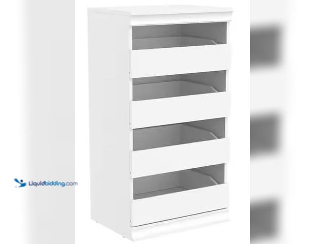 Lot 49-5490202 - ClosetMaid
21.39 in. W White Modular Storage Stackable Unit with 4-Drawers Wood Closet System Inter...