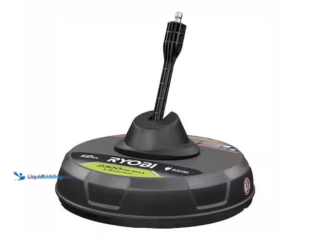 Lot 49-1576246 - Lot of (2) RYOBI 12 in. 2,300 PSI Electric Pressure Washers Surface Cleaner Model # RY31012, Slightl...
