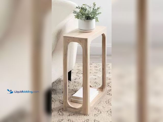 Lot 49-5486583 - Kate and Laurel
Dahl 16 in. White Rectangle Solid Wood End Table Internet # 335194750
Model # 2300...