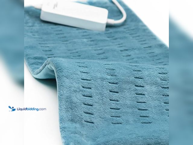 Lot 49-5438654 - GOQOTOMO Heating Pad Fast-Heating Technology for Back/Waist/Abdomen/Sh-oulder/Neck Pain and Cramps R...