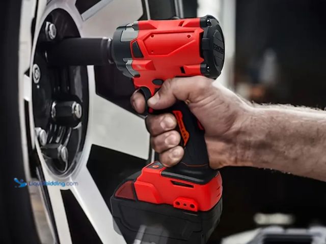 Lot 49-1814185 - New Cordless Wrench and Impact Gun compatible with M 18 Milwaukee batteries