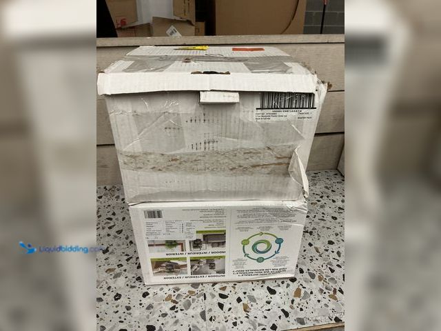 Lot 49-5485826 - QTY 2 - 3 Tier stackable planter. Black plastic. 19.5 QT. 15X15X16.5 IN. Unused