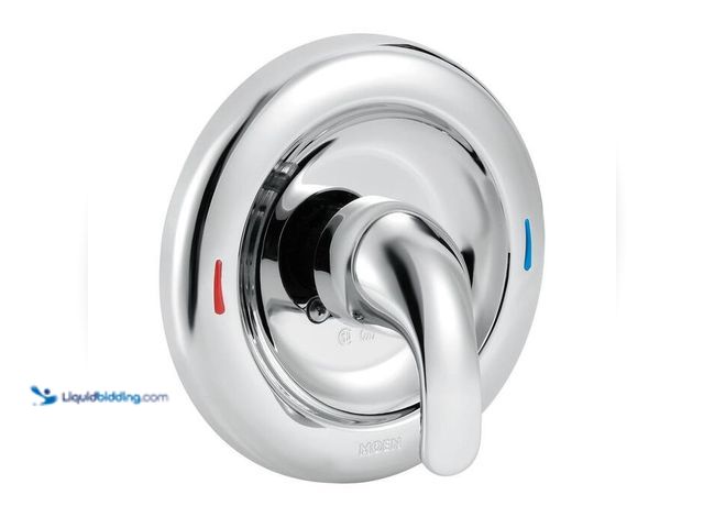 Lot 49-2024647 - MOEN Chateau Lever Posi-Temp 1-Handle Shower Valve Trim Kit in Chrome (Valve Not Included). Model # ...