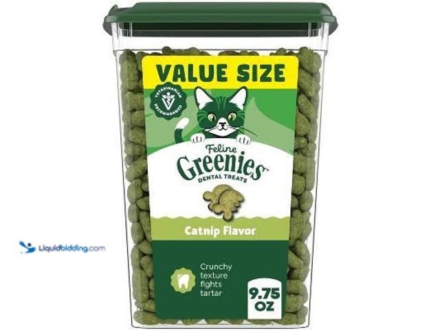 Lot 49-5542741 - Greenies Catnip Flavor Dental Cat Treats - 9.75oz Unused