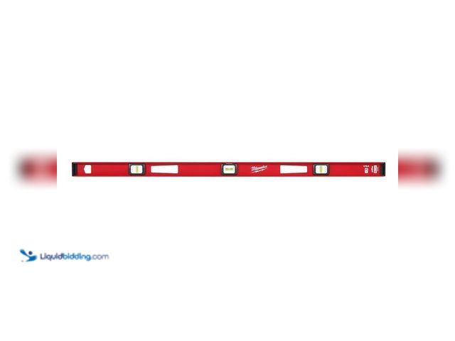 Lot 49-5560095 - Milwaukee
48 in. Magnetic I-Beam Level. Model # MLIBM48. Used slightly. Scuffs and scratches