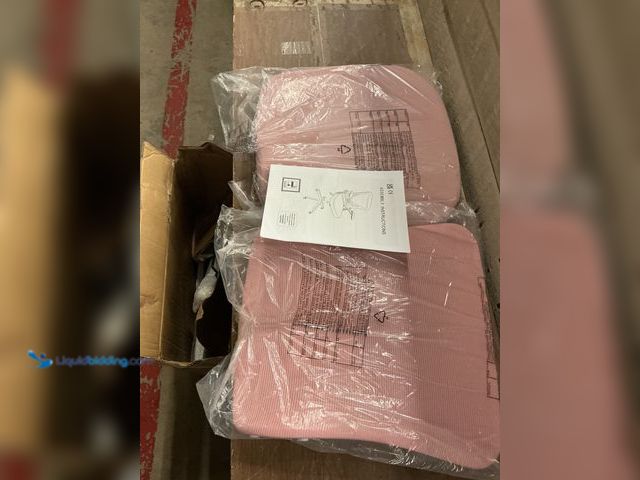 Lot 49-3528427 - Pink Office Chair (attachments included) Used