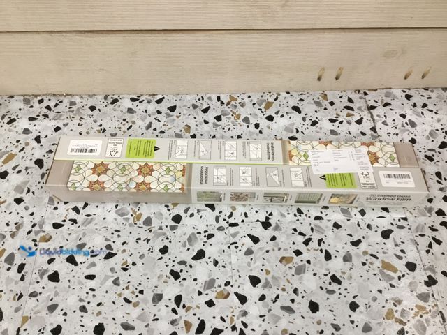 Lot 49-5408211 - 3D Stained Glass Window Film. Item is New 2pk