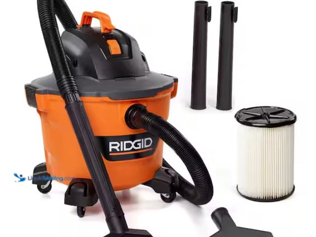 Lot 49-3470814 - RIDGID 9 Gal. 4.25 Peak HP NXT Shop Vacuum Wet Dry Vac with General Debris Filter, Locking Hose and ...