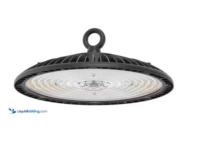Lot 49-1628240 - Metalux EZBY 1.2 ft. Integrated LED Dimmable Black Select LED High Bay Light Selectable CCT: 3000K, ...