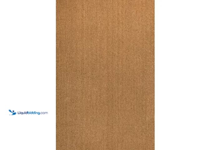 Lot 49-1622563 - 3-Ft x 4-Ft Peater Classic Casual Commercial Indoor Natural Coir Door Mat, Light Brown, Unused, Mode...