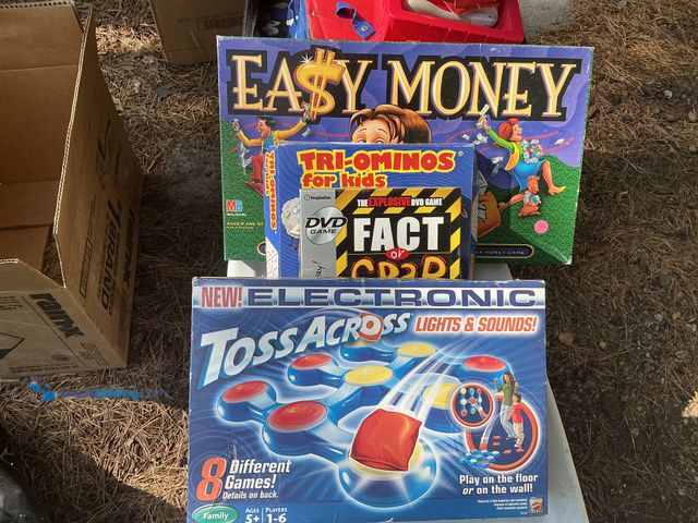 Lot 49-1817645 - New and used games and toys Two boxs full of new and used toys and games all in good condition pictu...