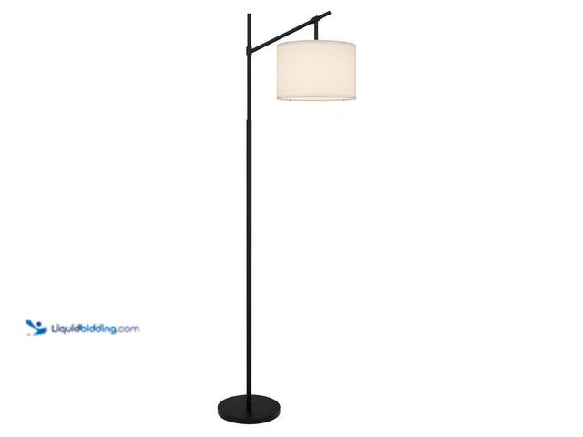 Lot 49-3616951 - DSI Lighting Gideon 69" Matte Black 1-Light Standard Floor Lamp - Unused, unable to test - SKU # 101...