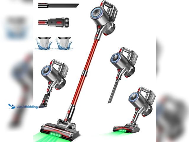 Lot 49-3528353 - Cordless Vacuum Cleaner, 500W/40Kpa Stick Vacuum with 45Mins Runtime, Self-Standing Vacuum Cleaners ...