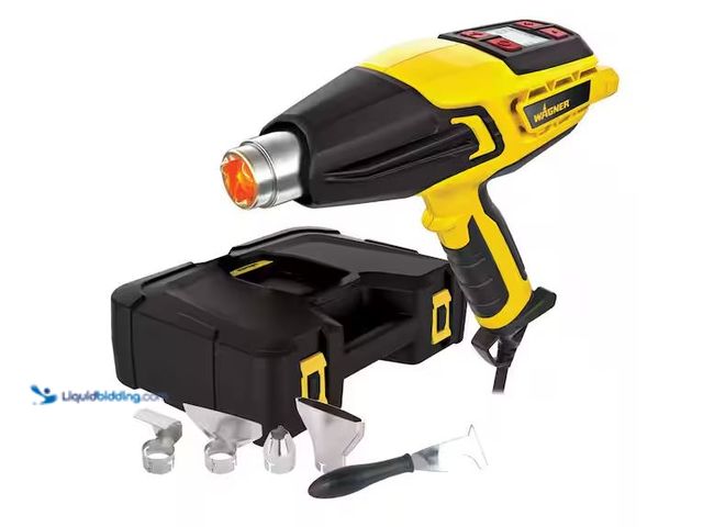 Lot 49-3600347 - Wagner Furno 750 Variable Temperature Corded Heat Gun with LCD Display Model # 0503064, Used, Has At...