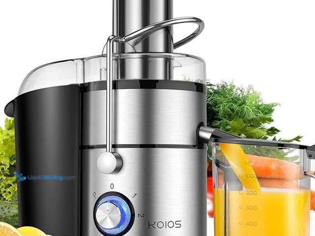 Lot 49-3511518 - 1300W KOIOS Centrifugal Juicer Machines, Juice Extractor with Extra Large 3inch Feed Chute, Full Cop...