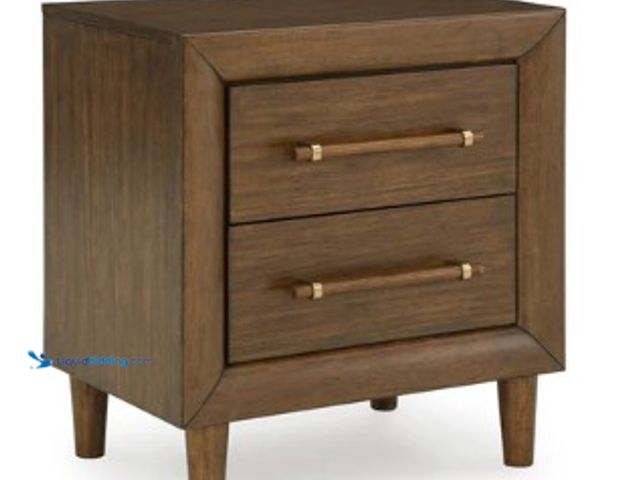 Lot 49-3531280 - Signature Design by Ashley Lyncott. Two Drawer Night Stand. Model #B615-92. Unused.