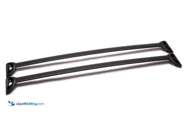 Lot 49-1570279 - (2-Pack) GM Accessories 19154851 Removable Roof Rack Cross Rails in Black, Model # B01E6E0ULY, Unuse...