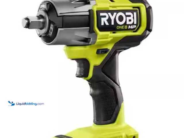 Lot 49-2022771 - RYOBI ONE+ HP 18V Brushless Cordless 4-Mode 1/2 in. Impact Wrench (Tool Only), Model # P262, MSRP $1...