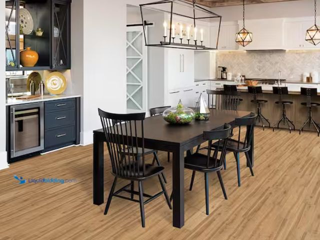 Lot 49-1594547 - Approx. (237) Sq. Ft. Of Life proof Glastonbury Grove Oak 22 MIL x 7.4 in. W x 47.8 in. L Waterproof...