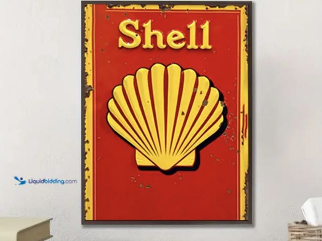 LiquidBidding - Lot 49-1835165 - New Bold Shell Logo Art Print - 2D ...