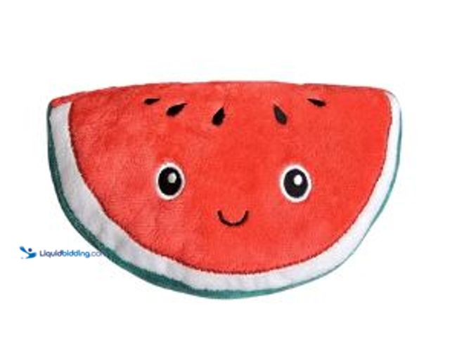 Lot 49-3464205 - (24) Joyhound Watermelon Bini Plush Dog Toy, Squeaker, Model # B0D9L1CW69, Unused.  Ref#MTMED0624