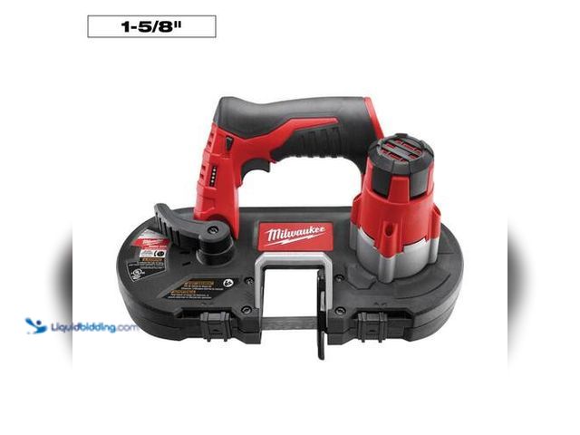 Lot 49-3617020 - Milwaukee M12 12V Lithium-Ion Cordless Sub-Compact Band Saw (Tool-Only) - slightly used SKU # 380036...
