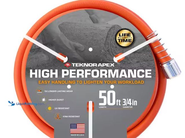 Lot 49-5481975 - Teknor Apex High-Performance 3/4 in x 50 ft. Kink Resistant, Durable Contractor Grade Garden Hose It...