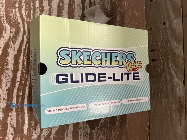 Lot 49-5572572 - KIDS 2 - Sketchers Navy/Gray Glide Lite Shoe. Unused