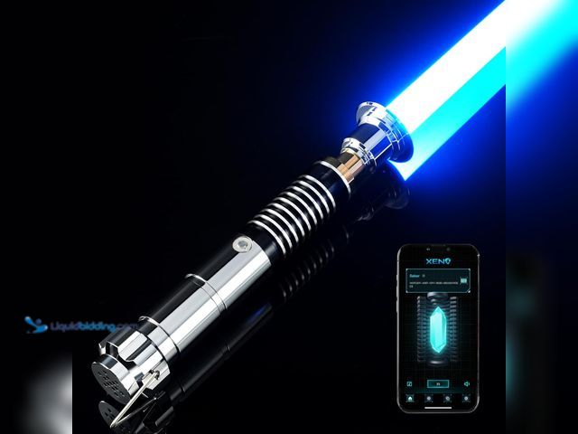 Lot 49-5453155 - DAMIENSABER Upgrade RGB3.0 Smooth Swing Motion Control Dueling Light Saber, 16 Sound Fonts Luke Ligh...