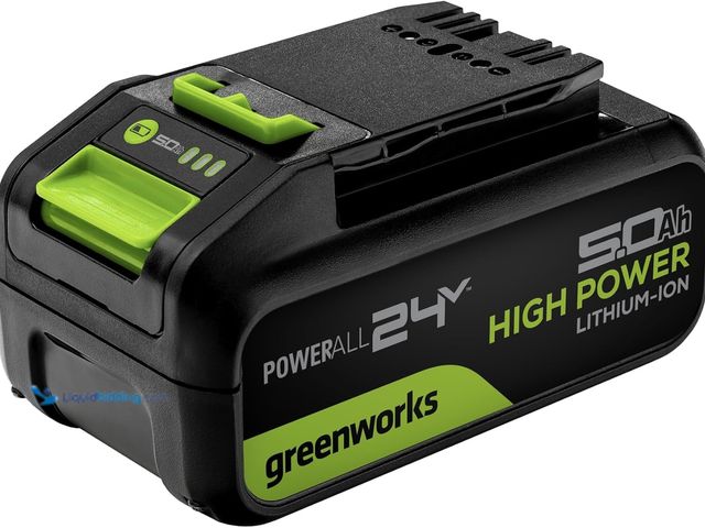 Lot 49-5520684 - Greenworks 24V 5.0Ah Lithium-Ion High-Power Battery, Upgraded with 35% Power Boost (Genuine Greenwor...