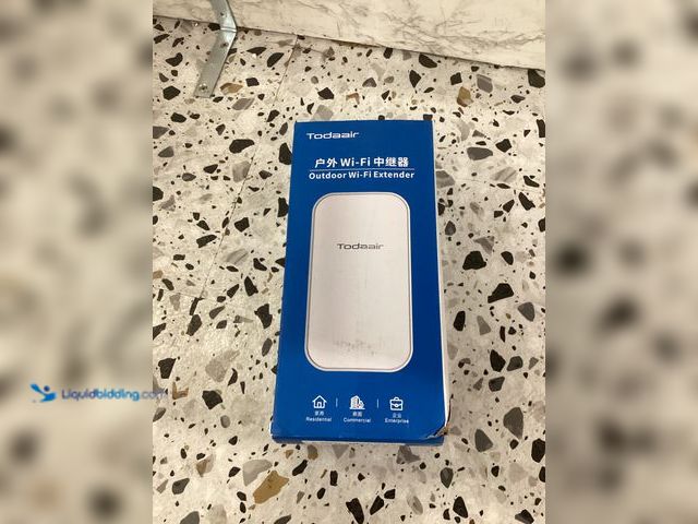 Lot 49-3527930 - Todaair Wi-Fi Outdoor Wi-Fi Extender. Item is unused, unable to test.