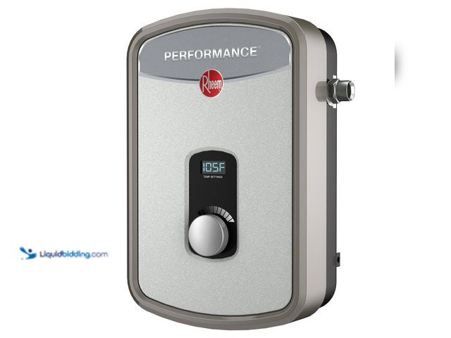 Lot 49-5560077 - Rheem
Performance 13 kW 2.54 GPM 240-Volt Self-Modulating Electric Tankless Water Heater. Model # R...