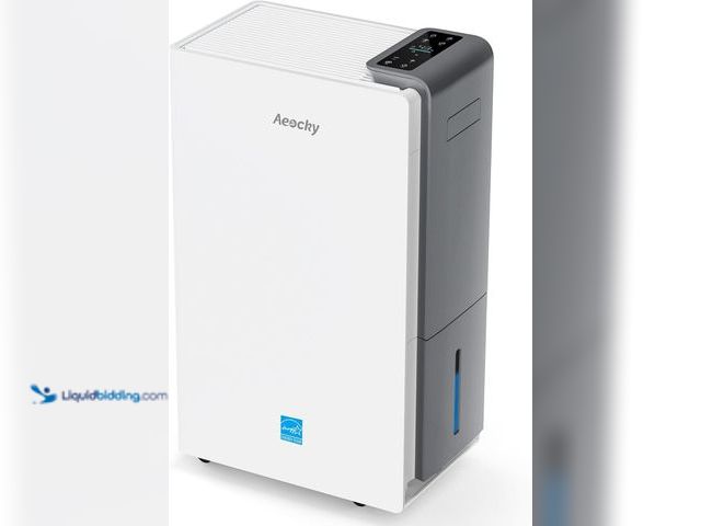 Lot 49-5483866 - 4500 Sq.Ft Most Efficient Energy Star 2025 Dehumidifier,AEOCKY Max 80 Pint/Day Smart Compressor Dehu...